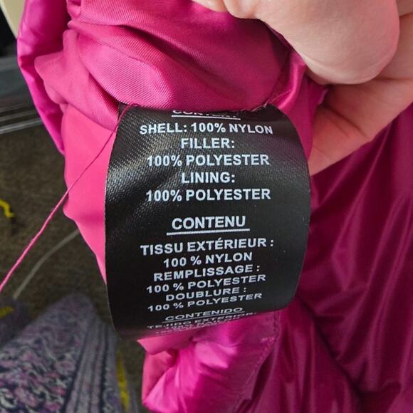 Kensie NWT‎ Puffer Vest Size Medium Fuscha Pink - Picture 5 of 7